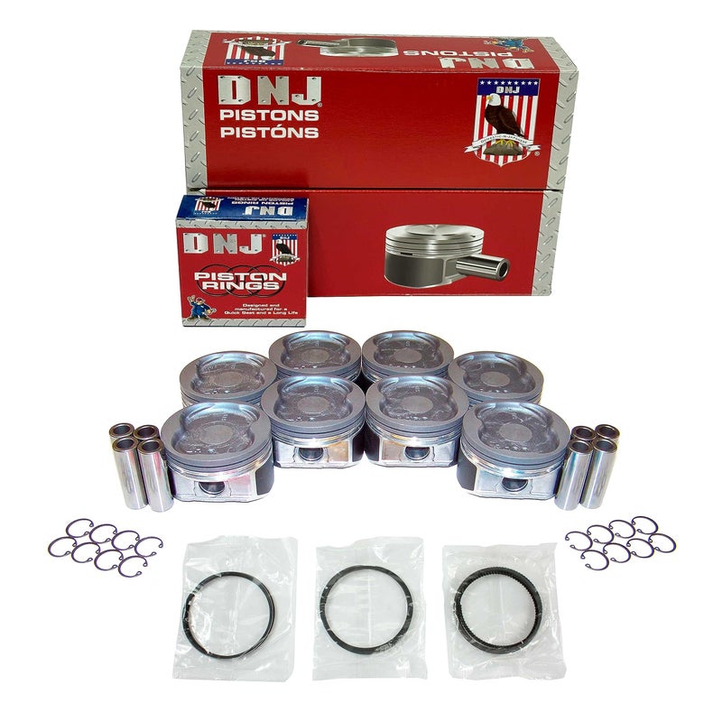 DNJ PRK972 Piston and Ring Kit For 19982004 Lexus Toyota 4Runner GX470 Land Cruiser LX470 Sequoia Tundra 47L V8 DOHC 32V Naturally Aspirated 2UZFE